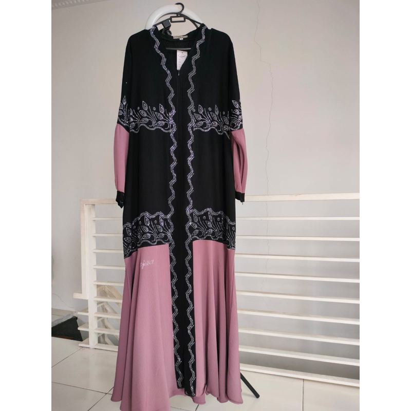 gamis abaya hikmat/abaya hikmat kw premium/abaya modern/abaya viral/abaya najwa/abaya zulfa/abaya qu