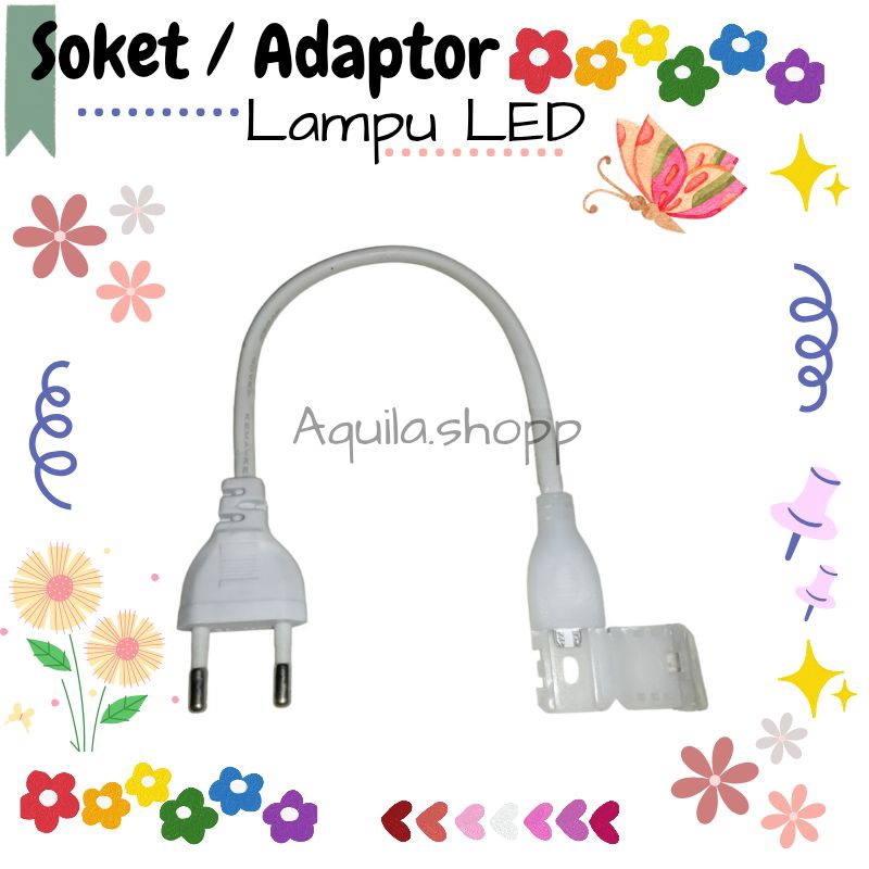 Soket / Adaptor Lampu LED Strip