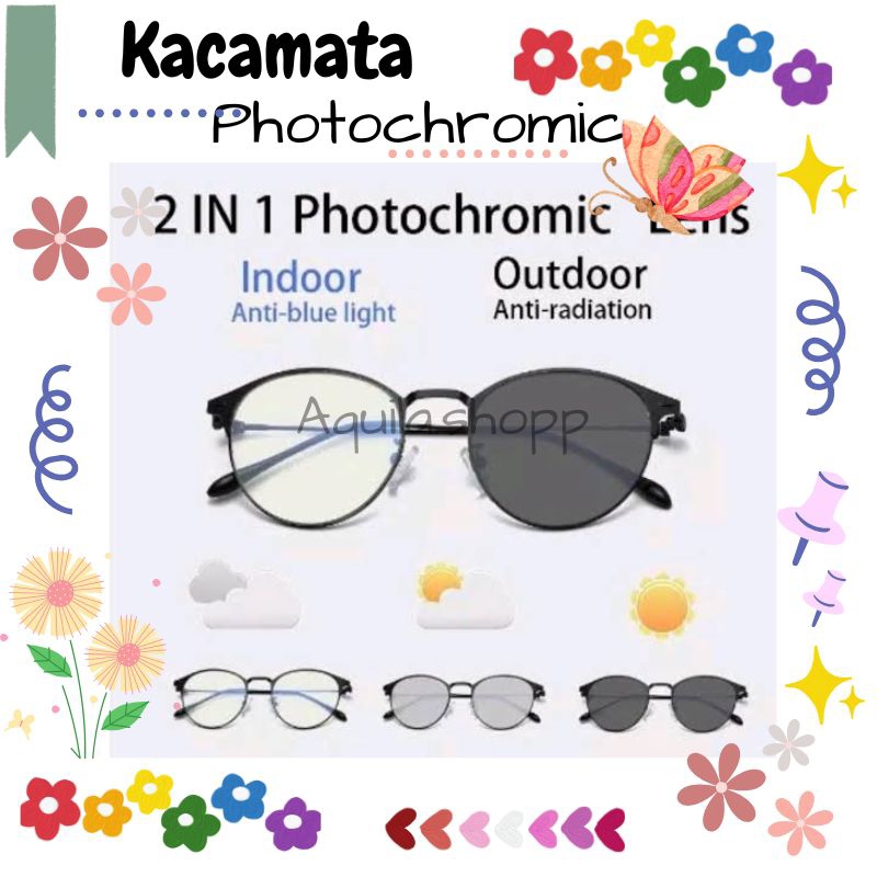 Kacamata Anti Radiasi Photocromic + Anti Radiasi PA (kacamata photocromic)