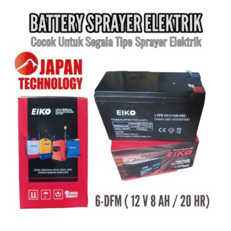 Baterai aki sprayer elektrik / Aki sprayer elektrik / Baterai swaan  berkualitas / Aki swaan origina