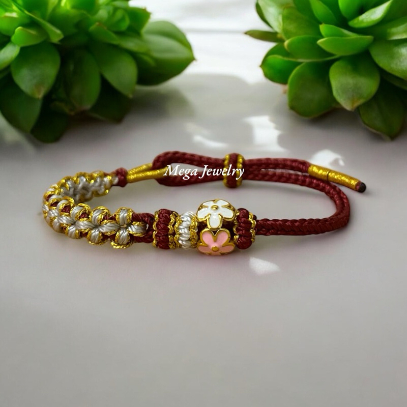 Gelang Tangan Tali Serut Model Bunga Kepang Dengan Xuping Model Bunga