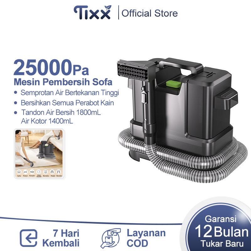 [COD]TIXX 25000Pa Vacuum Extractor Sofa Alat Pencuci Karpet Laundry Multifungsi Vacuum Cleaner