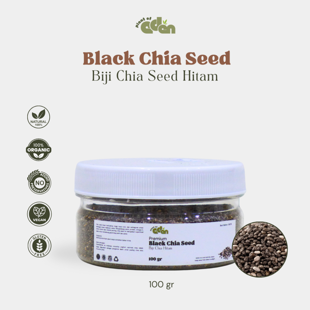 

Plant of Eden - Black Chia Seed | Biji Chia Hitam