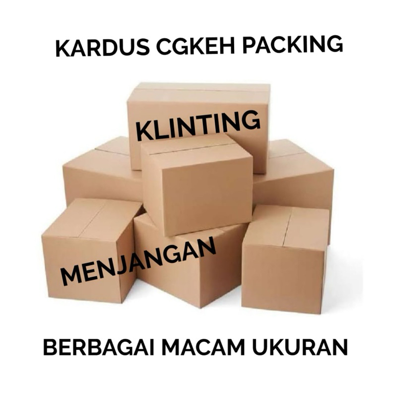 

KARDUS PACKING TAMBAHAN CNGKEH 1 PK