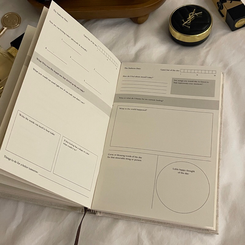 

MilL Journal / Journal Book / Buku Jurnal / Journal Book Aesthetic / THE SADNESS JOURNAL