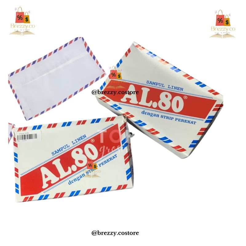 

Amplop Sampul Linen AL.80 dengan Strip Perekat