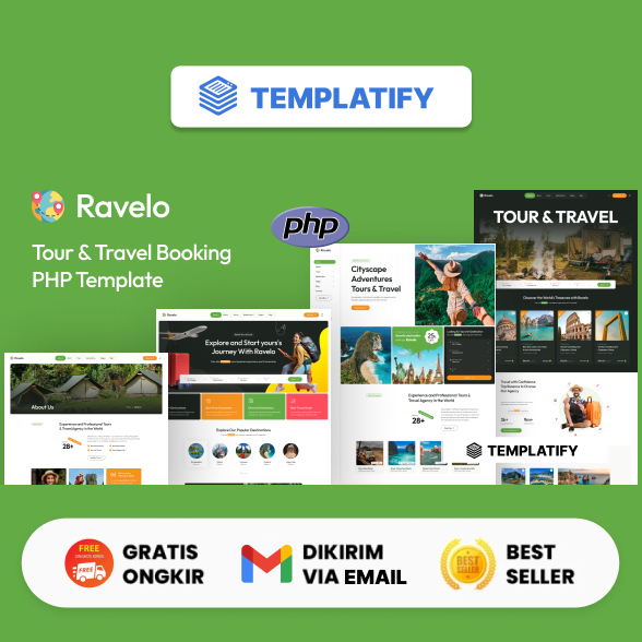 Ravelo - Travel & Tour Booking PHP Template Other Travel Website