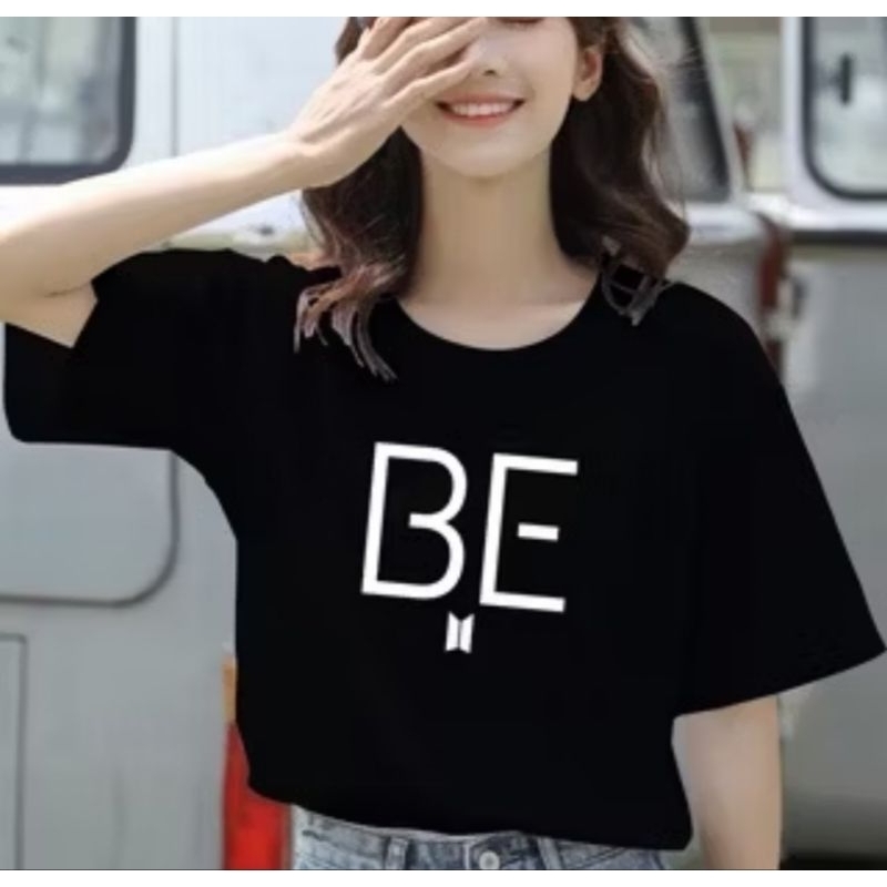 KAOS BTS OVERSIZE BE JUMBO WANITA
