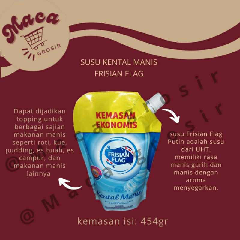 

susu kental manis frisian flag 454 gr
