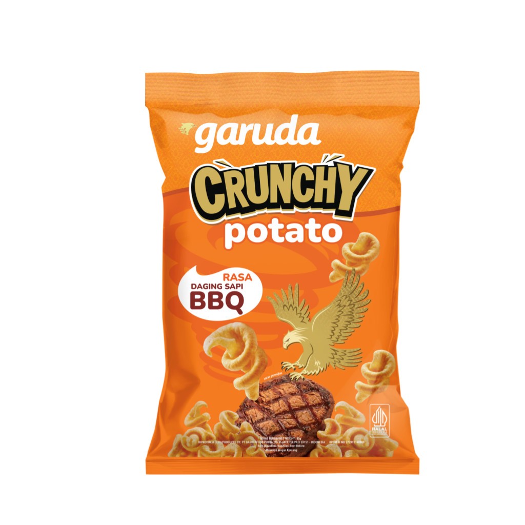 

Garuda crunchy potato twister rasa BBQ 60 gram