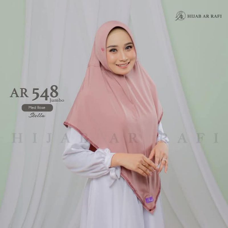 AR 548 JUMBO Hijab bergo terbaru by arrafi ori