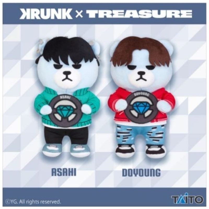 [NEW] KRUNK x TREASURE DOYOUNG Official Stuffed Toy Boneka Doll JIKJIN