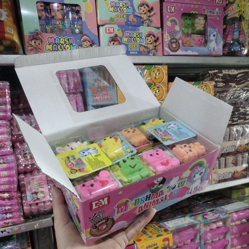 

MARSHMALLOW ANIMAL ISI 50 pcs