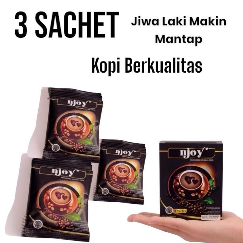 

(COD) Kopi N Joy 3 Sachet Original BPOM