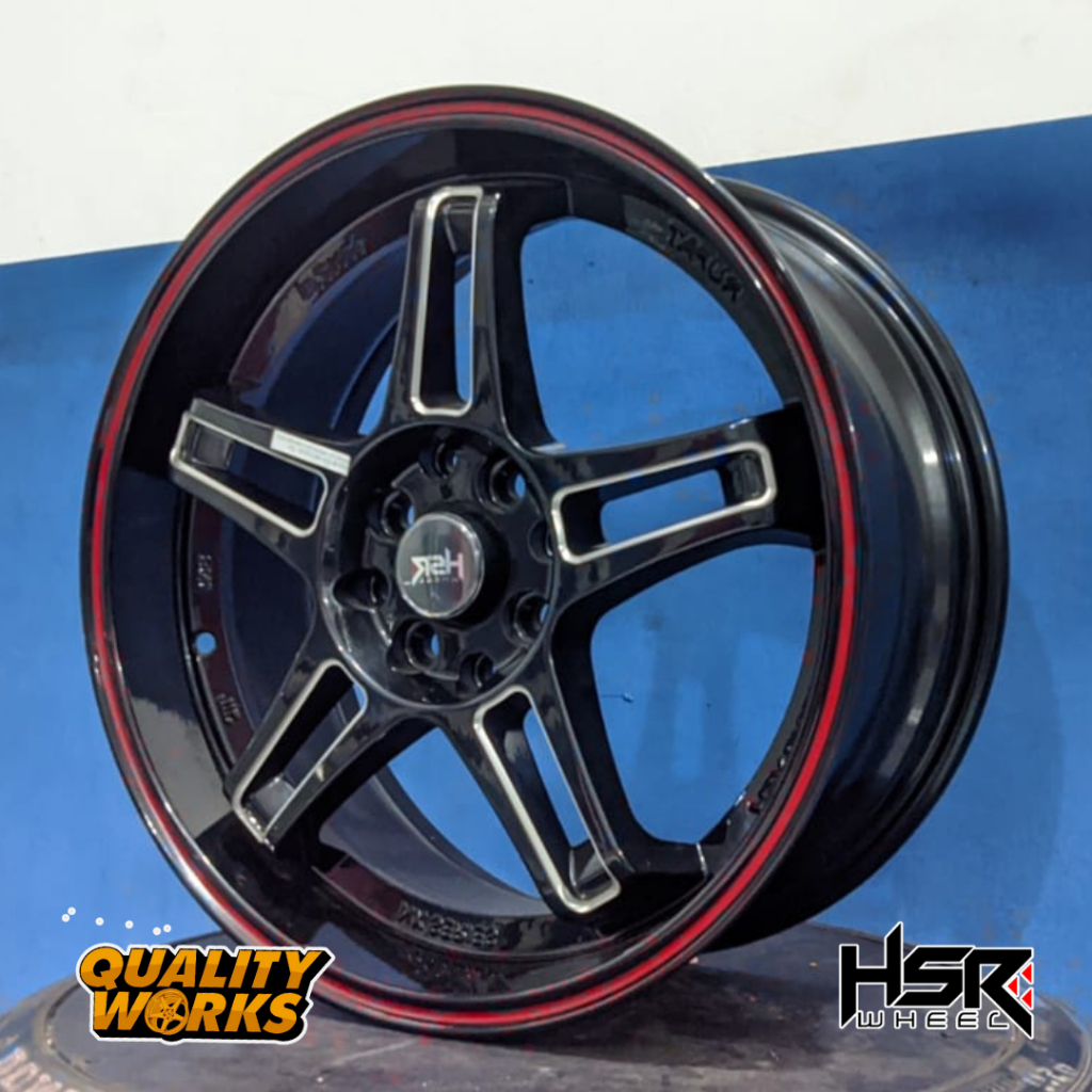Pelek Racing Baleno Hatcback R17 Hsr Wheel Rupat Palang 5 - Toko Velg Surabaya