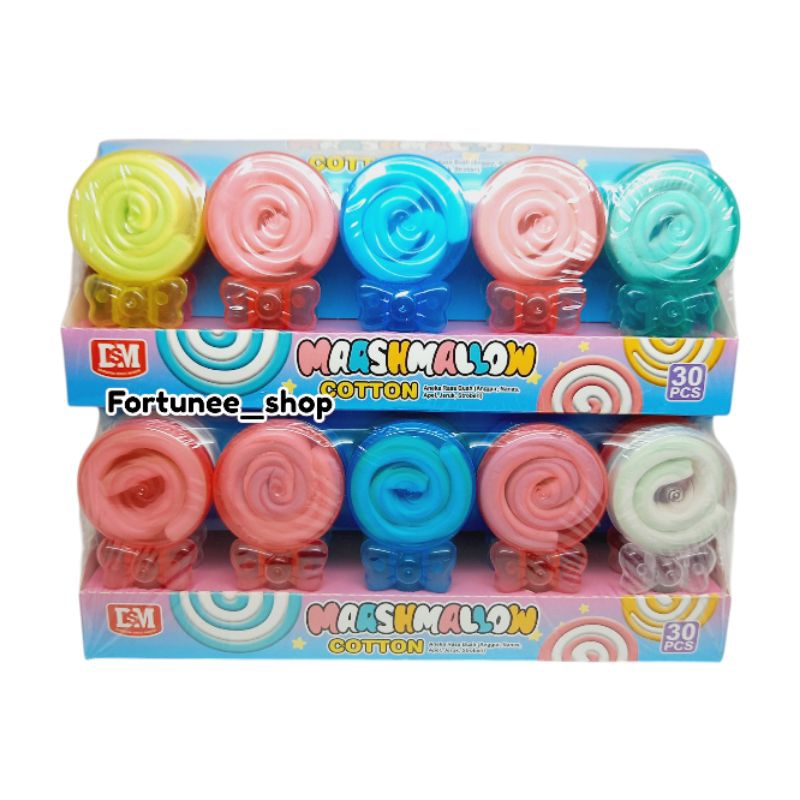 

DSM Marshmallow Cotton isi 30 / Marsmallow Gulung Pita Aneka Rasa