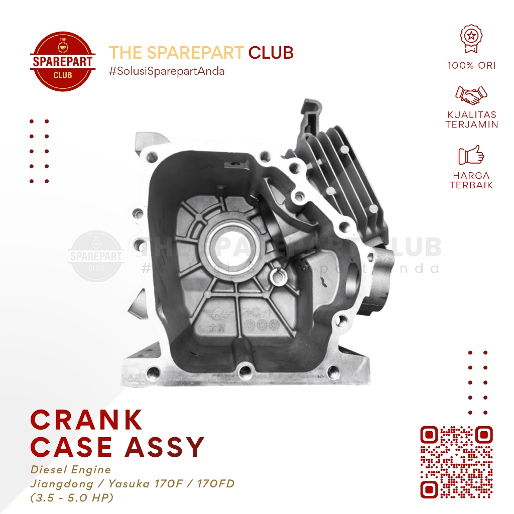 Bak Body Cylinder Block Jiangdong Yasuka Mesin Diesel Engine JD 170F 170 F 170FD 170 FD - Crank Case