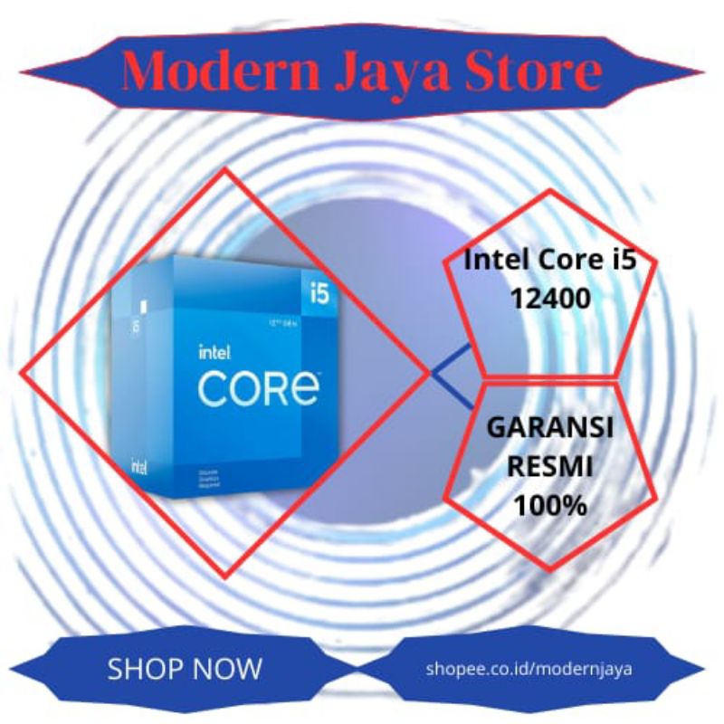 Processor Intel Core i5 12400 Gen 12