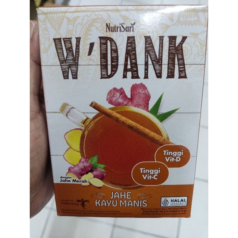 

wdank nutrisari jahe kayu manis