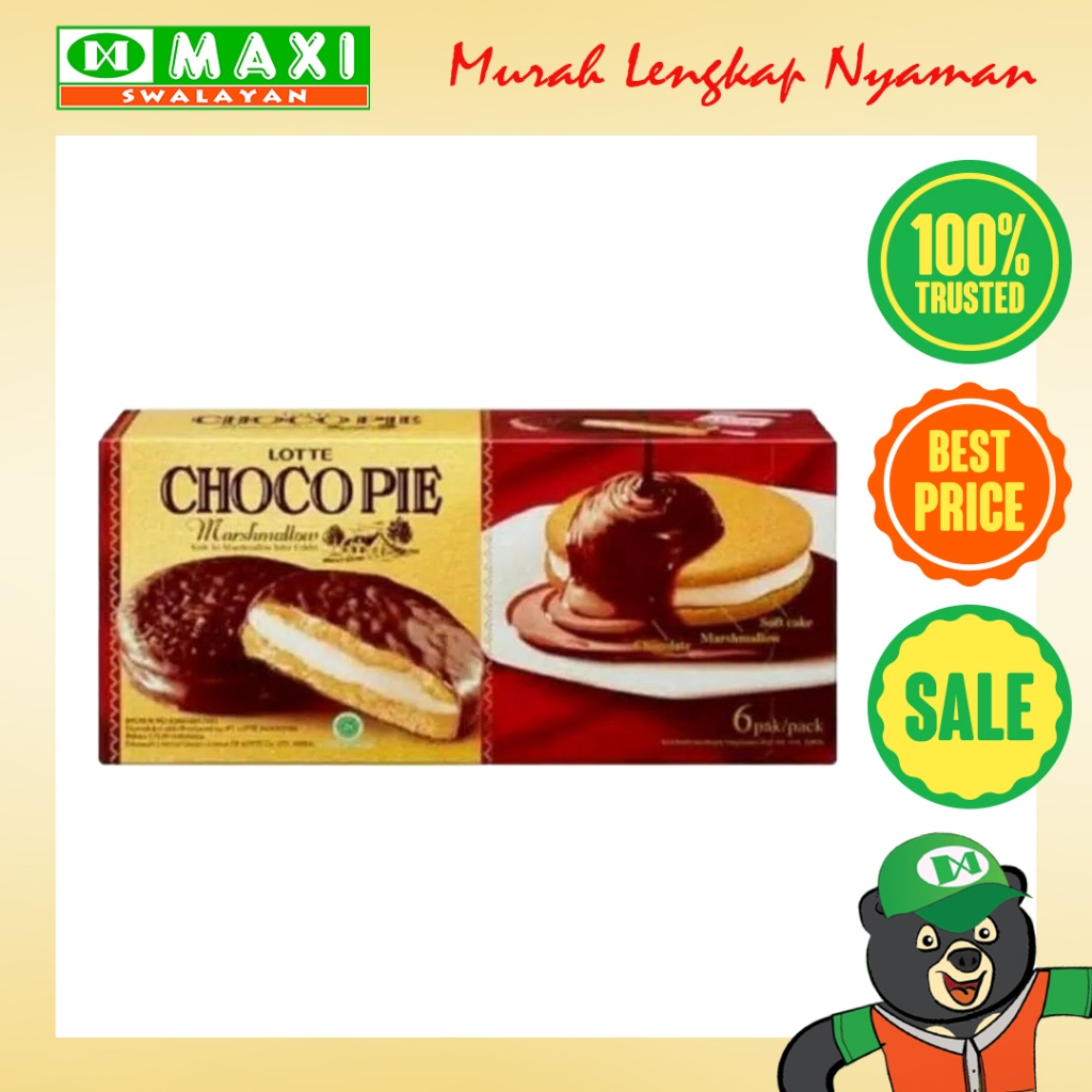 

Lotte Choco Pie 168 gram.