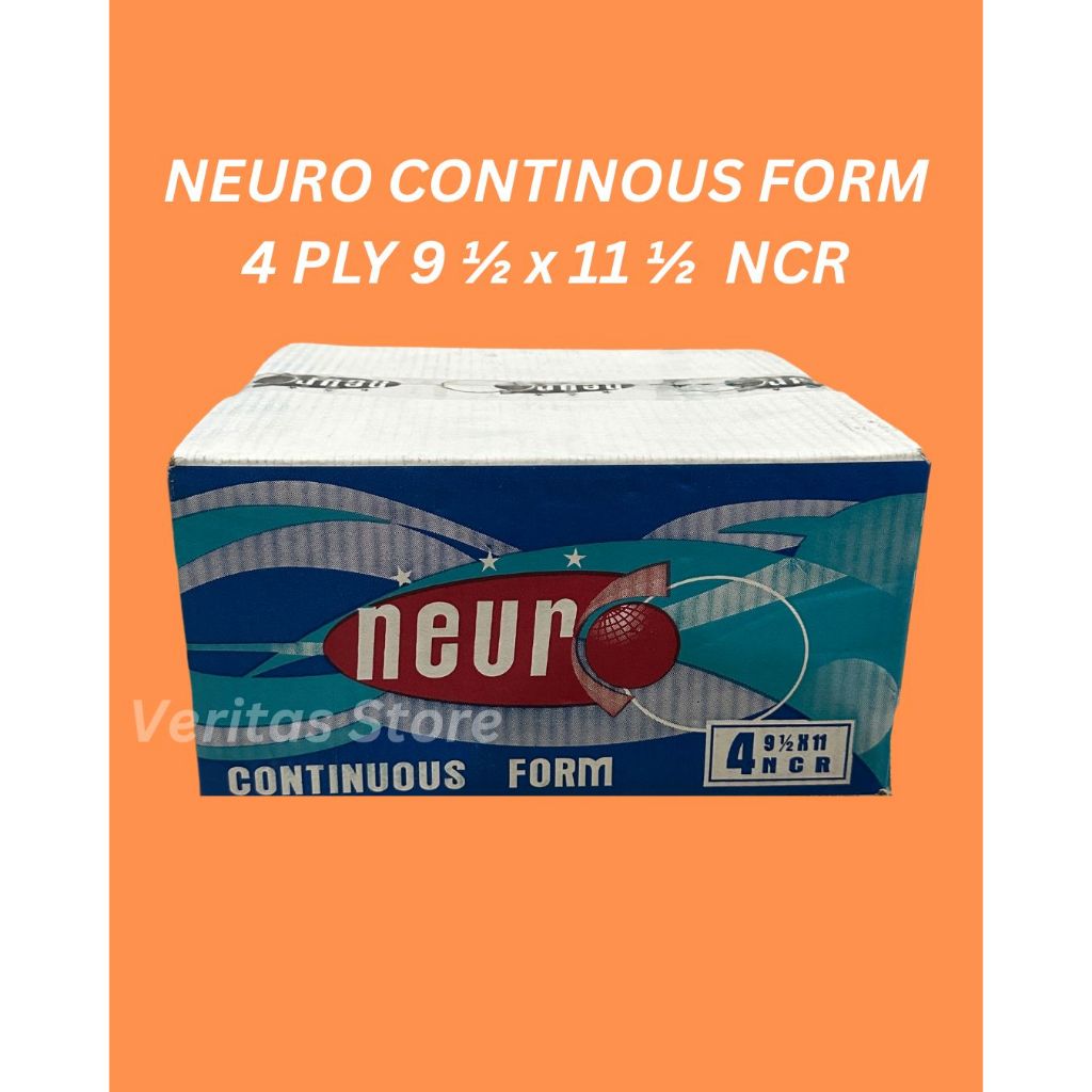 

NEURO Continous Form 4 Ply 9 1/2 x 11 1/2 NCR - 1 DUS