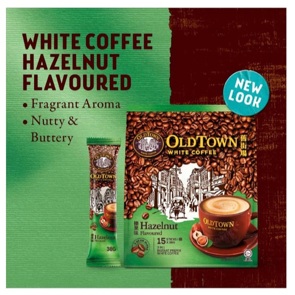 

OldTown White Coffee Old Town Hazelnut STOK TERBATAS