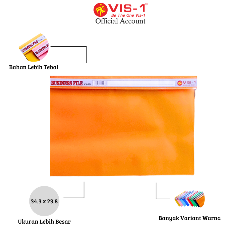 

VIS-1 - Business File kode VS-006 / Ukuran 34.3 x 23.8cm