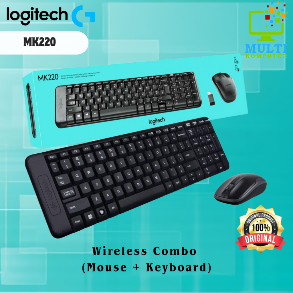 mouse keyboard logitech mk 220 mk220