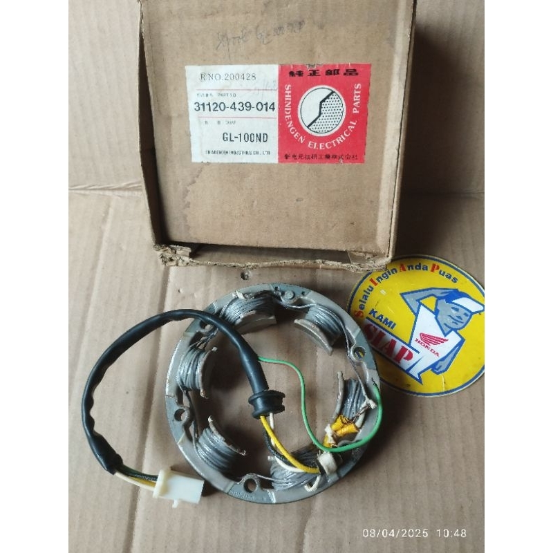 spull spul stator honda gl100 gl125 gl 100 gl 125 platina sub cb100 cb125 cb 100 cb 125 original ori