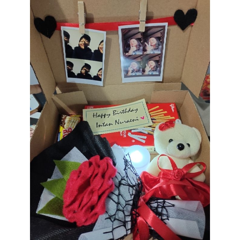 

READY Gift Box Hampers Ultah / Gift Box Hampers wisuda / Gift box hampers murah