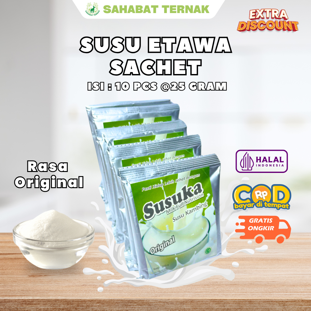 

Susu Kambing Bubuk Susuka Sachet Rasa Original