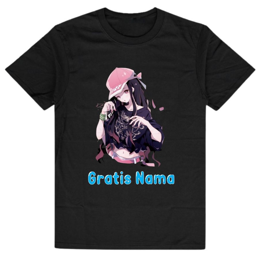 Baju Kaos Atasan Anak Anime Wibu Kaos Anak Wibu Lengan Pendek Usia 1-10 Tahun Cewek Cowok FREE NAMA