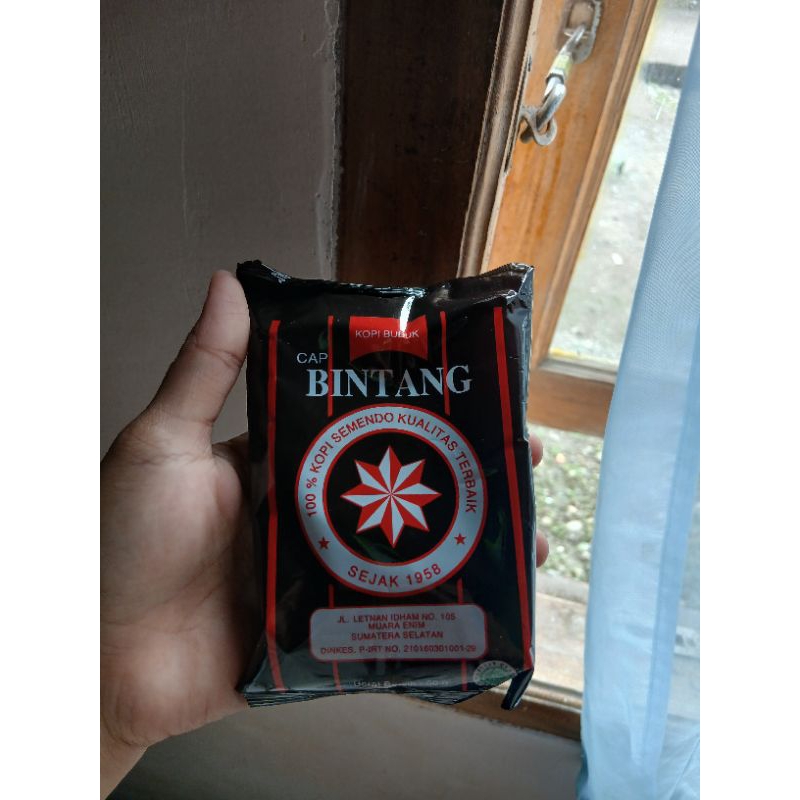 

Kopi Cap Bintang 250gr Khas Semendo Sumatera Selatan