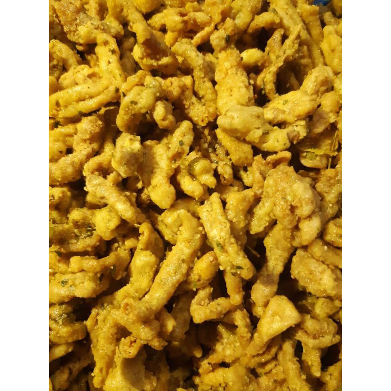 

Keripik Usus Ayam Crispy Daun jeruk 250gram