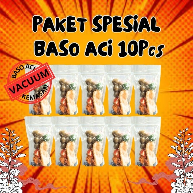 

Paket baso aci 10 pcs makanan instan siap saji paket hemat