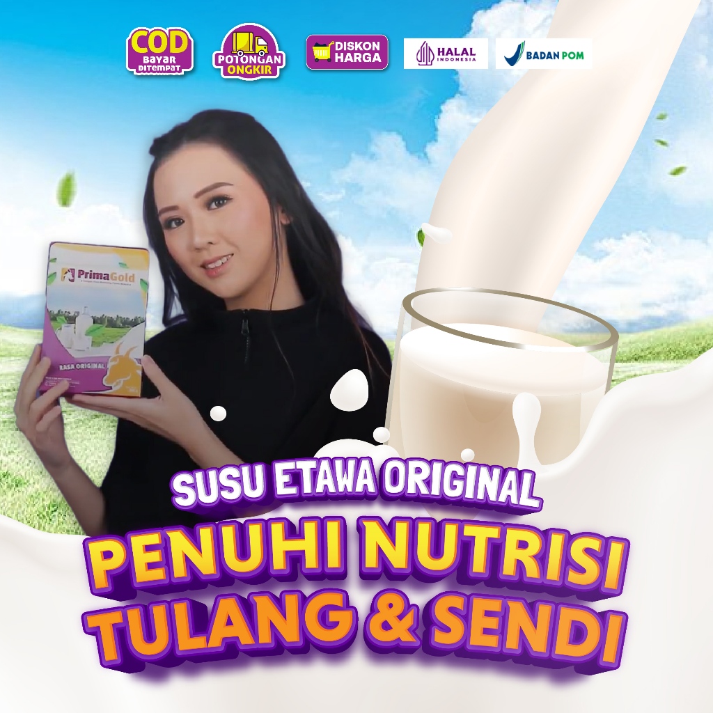 

Prima Gold ORIGINAL Susu kambing keluarga