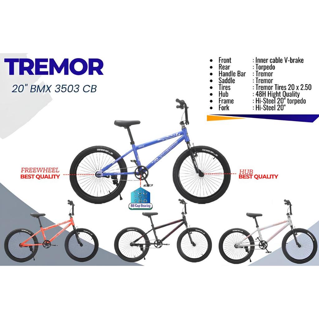 Sepeda Anak BMX 20 Tremor Morison 8125 Rem Torpedo Sporty Murah