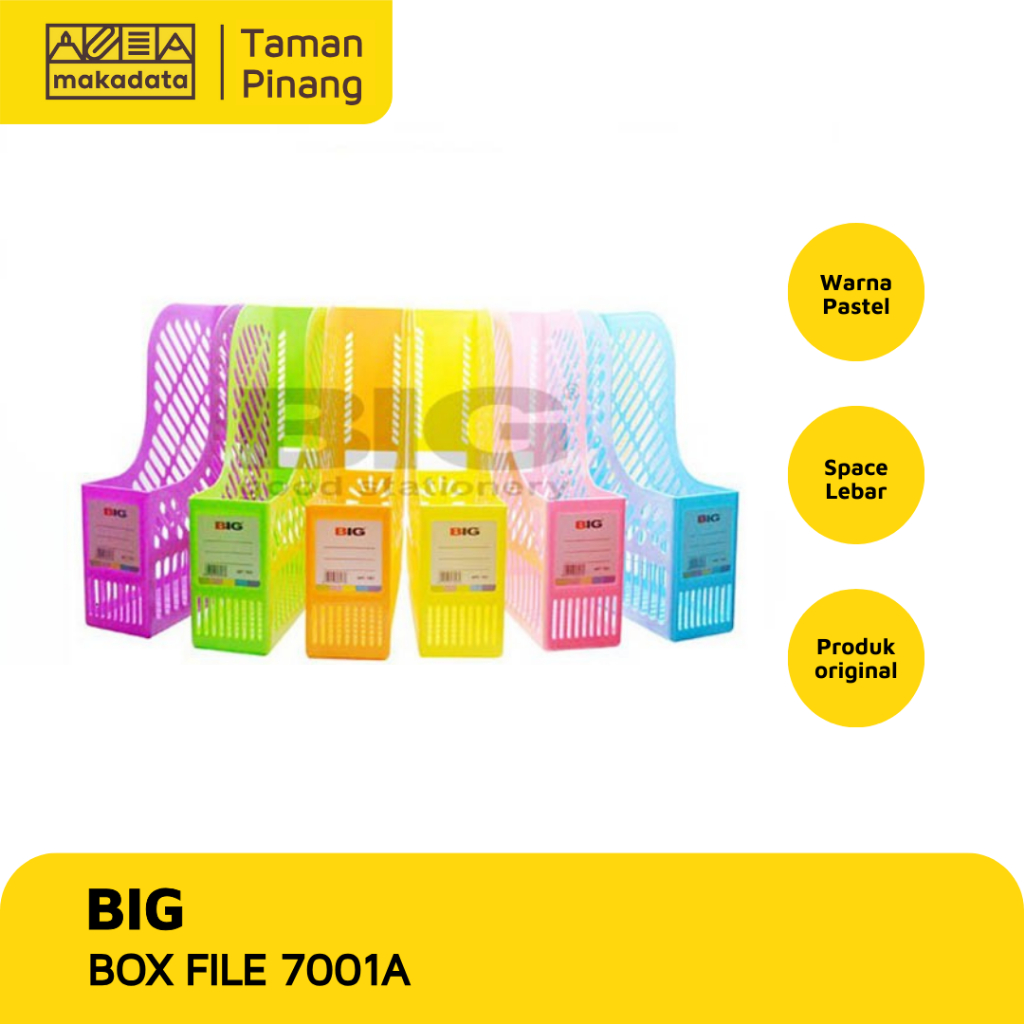 

BOX FILE BIG 7001A PASTEL (1 PCS) MURAH