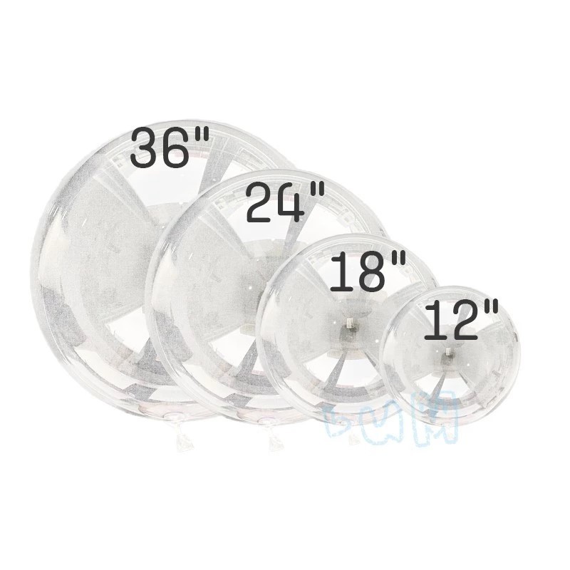 [1 PACK] Balon Bobo PVC 12, 18, 24, 36 INCH Transparan Balon Bening PVC Premium Quality