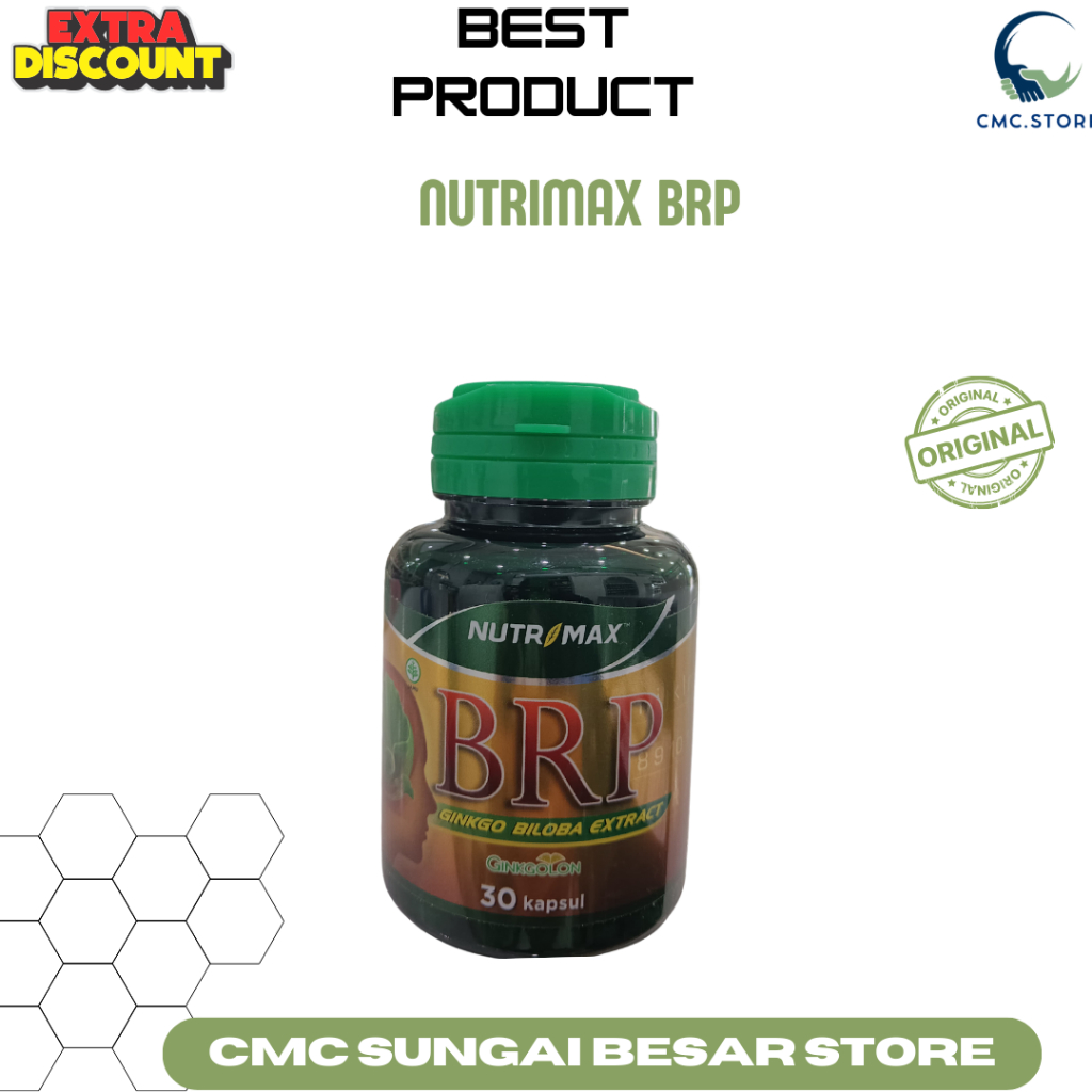 Nutrimax BRP Ginkgo Biloba Extract 30 Kapsul