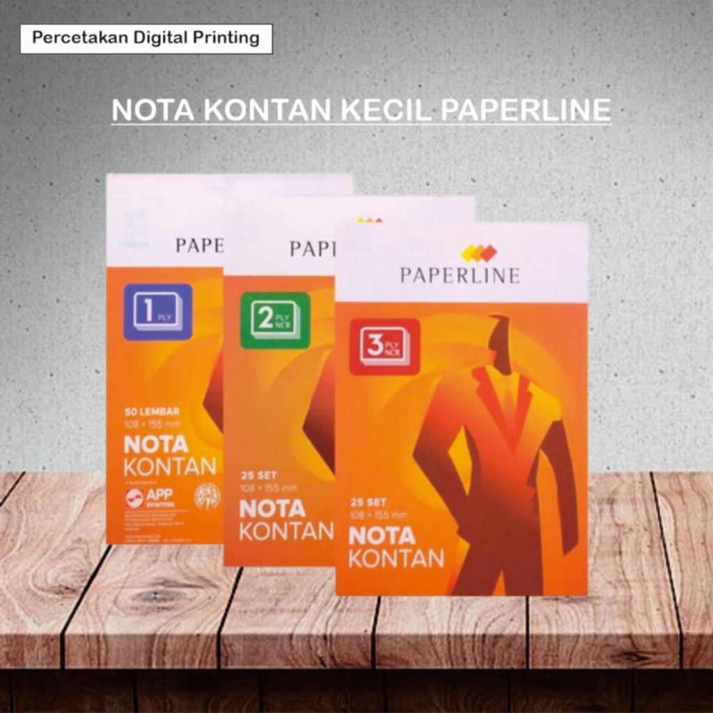 

NOTA KONTAN KECIL PAPERLINE / NOTA PAPERLINE 1 PLY / NOTA PAPERLINE 2 PLY / NOTA PAPERLINE 3 PLY / ALAT TULIS KANTOR / PERLENGKAPAN SEKOLAH / PERLENGKAPAN KANTOR / ATK