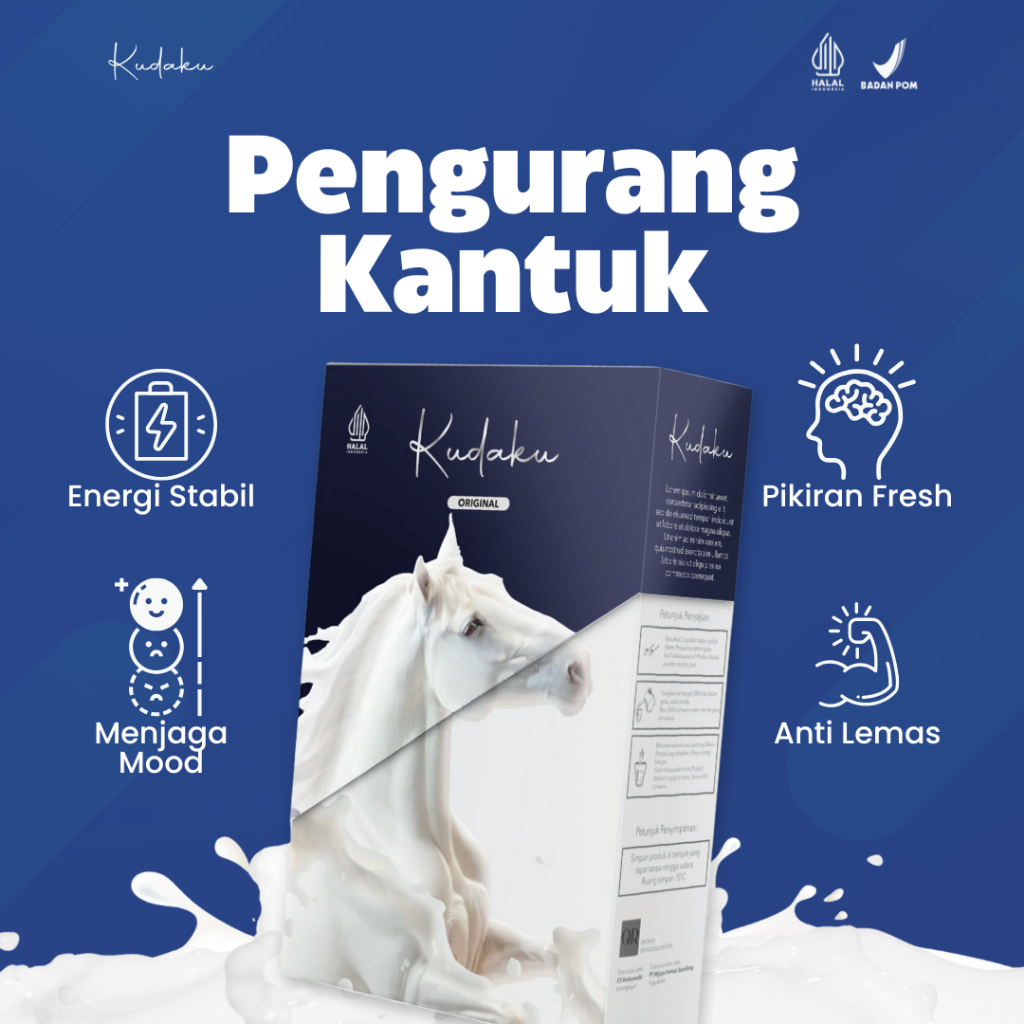 

KUDAKU Susu Kuda vitamin konsentrasi anti ngantuk presentasi rapat konsentrasi mahasiswa atlet vitamin fokus ibu hamil