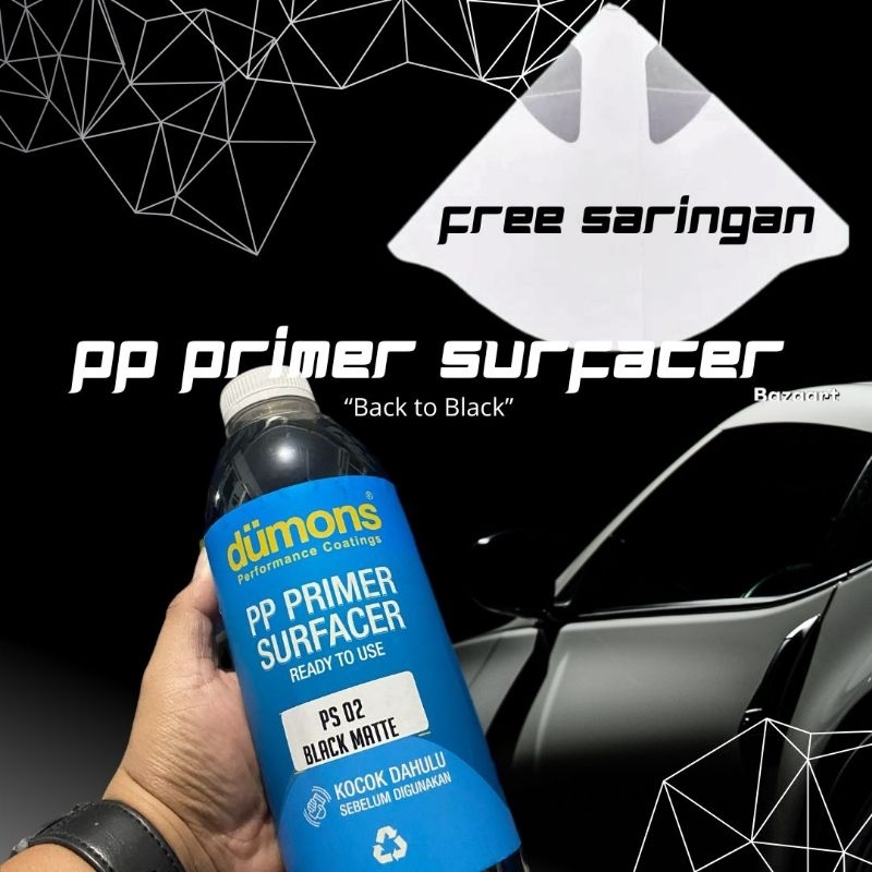 QEILANAY PP PRIMER DASHBOARD COATING - BLACK MATTE DASHBOARD COATING - PP PRIMER - PP PRIMER PLASTIK