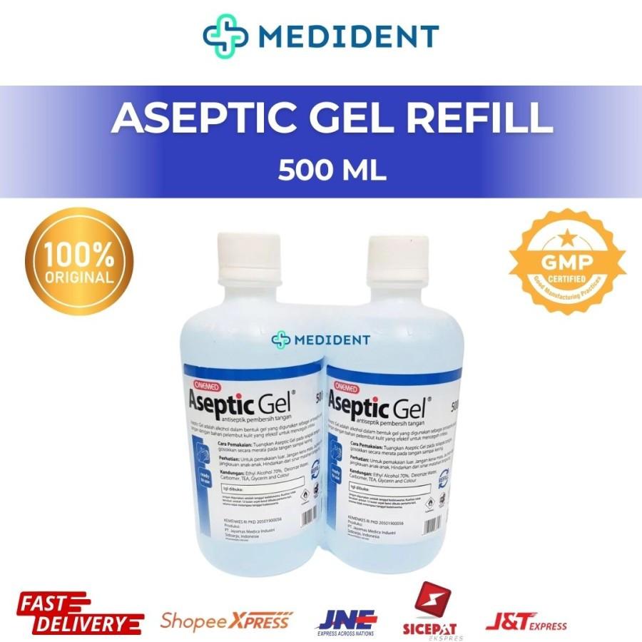 Aseptic Gel Refill 500ml / Aseptic Gel / Aseptic Gel Refil /Hand Sanitizer Gel