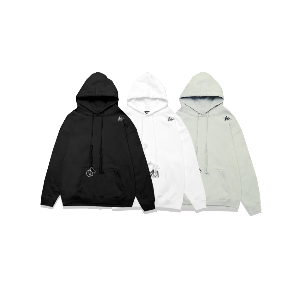 We11done WD Printed Logo Hoodie