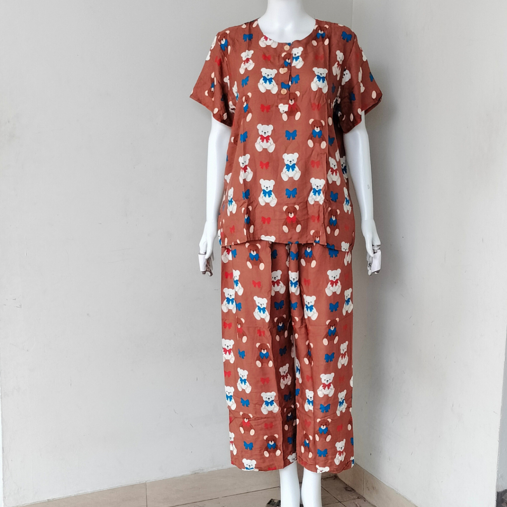 JESS || SETELAN BAJU TIDUR KUDA MAS COUTURE LD 116CM/CPLPDK