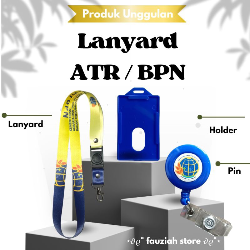 READY TALI ID CARD ATR / BPN, LANYARD ATR / BPN Termurah