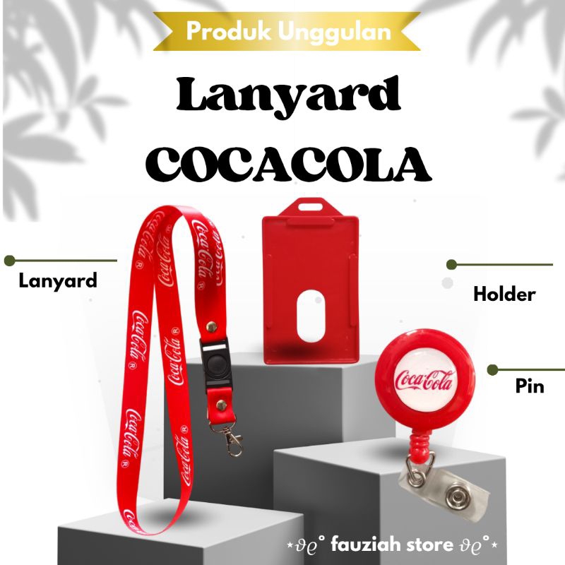 

READY! TALI ID CARD COCACOLA MERAH / LANYARD COCACOLA MERAH Termurah!!!