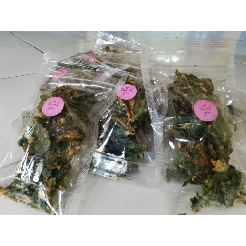 

KRIPIK BAYAM PEDAS 25 GRAM
