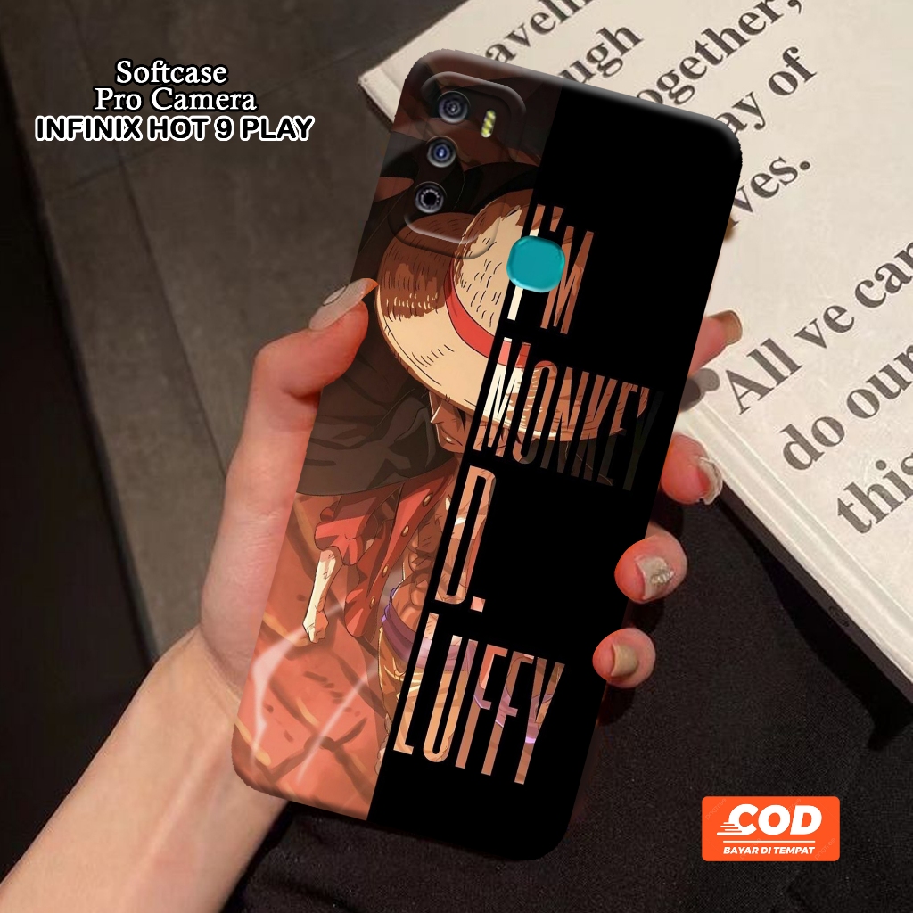 Softcase Infinix Hot 9 Play - ORORA - Casing Infinix Hot 9 Play - Motif case Anime - Infinix - Softc